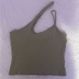 One shoulder Crop Top